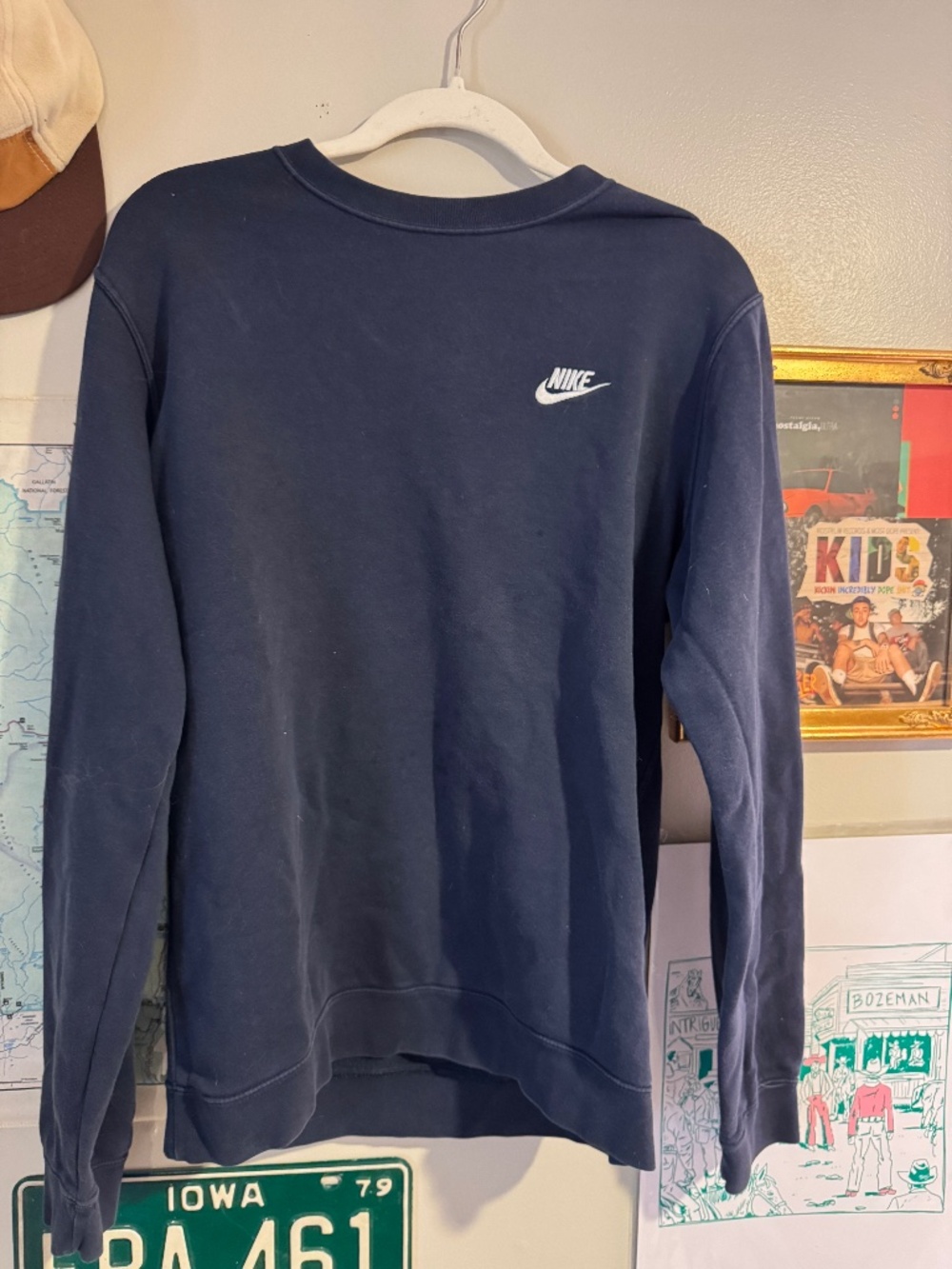 Navy Blue Nike Crewneck